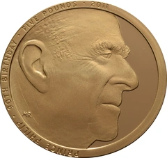 2011 Proof Gold Crown £5 Coin HRH Prince Philip
