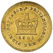 1801 1/3 Guinea Gold Coin George III