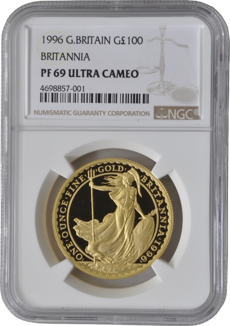 1996 Proof Gold Britannia Coin 1oz NGC PF69