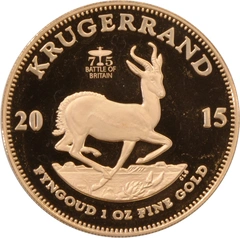 2015 Proof Krugerrand Gold Coin 1oz Battle of Britain Privy Boxed