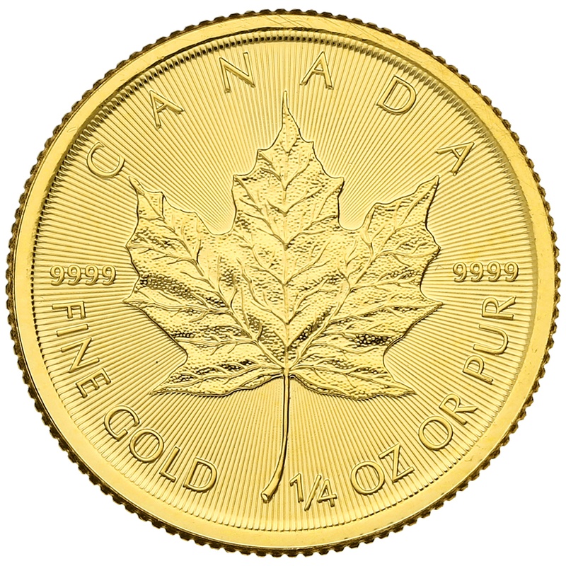 2020 1/4oz Canadian Maple Leaf Gold Coin