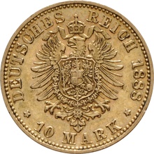 10 Mark German Friedrich III 1888