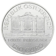 2017 Austrian Philharmonic Silver Coin 1oz