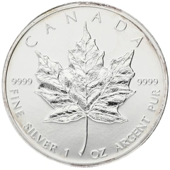 1996 Canadian Silver Maple Leaf Coin 1oz