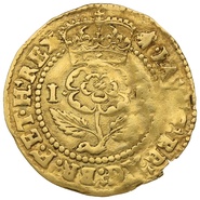 Gold Crown Coin James I Thistle