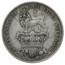 1829 George IV Silver Shilling
