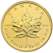 2010 1/4oz Canadian Maple Leaf Gold Coin