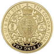 2023 2oz Gold Coronation of King Charles III Proof Coin Boxed