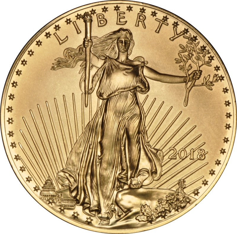 2018 American Eagle Gold Coin 1oz