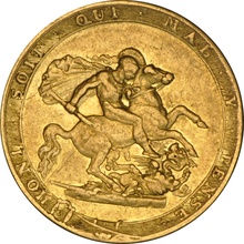 1820 Gold Sovereign Coin George III NGC XF45