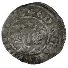 1279-1307 Edward I Silver Penny Durham Class 10ab