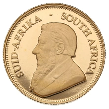 2002 Proof 1/10oz Krugerrand Gold Coin