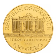 2022 1oz Austrian Gold Philharmonic Coin