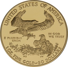 2017 Proof American Eagle Gold Coin 1oz Boxed