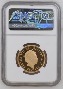 2015 Proof £2 Coin Gold Double Sovereign Elizabeth 5th Head NGC PF69