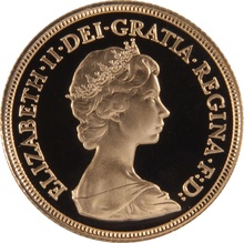 1984 Gold Proof Sovereign Boxed