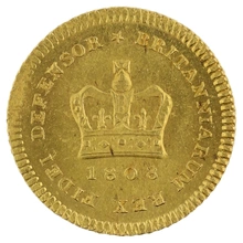 1808 1/3 Guinea Gold Coin George III