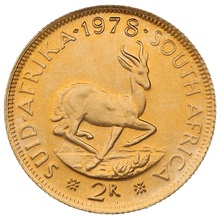 1978 R2 Gold Coin 2 Rand South Africa