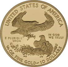 2020 Proof 1/4oz American Eagle Gold Coin Boxed