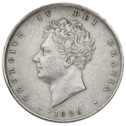 1826 Silver Half Crown Coin George IV