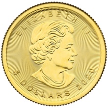 2020 1/10oz Canadian Maple Leaf Gold Coin