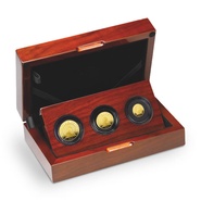 2014 Proof Britannia Gold 3-Coin Set Boxed