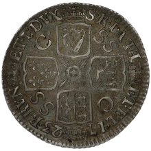 1723 Silver Shilling Coin George I