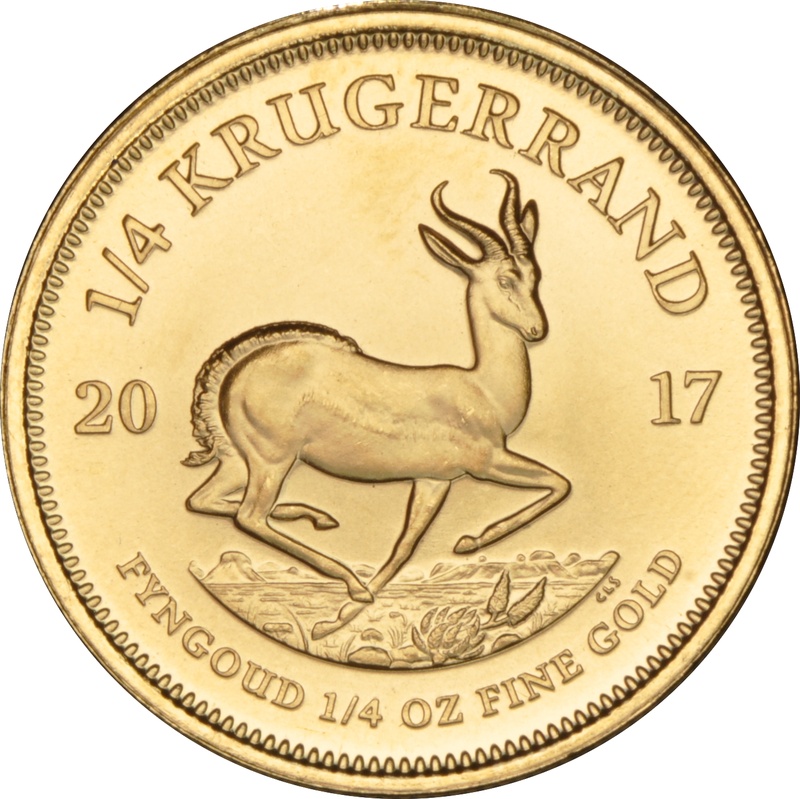 2017 1/4oz Krugerrand Gold Coin
