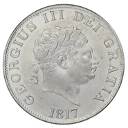 1817 Silver Half Crown Coin George III