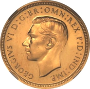 1937 Proof Gold Half Sovereign George VI NGC PF65*