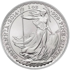 2014 1oz Silver Britannia Coin