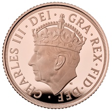 2023 King Charles III Coronation Sovereign Gold Proof Coin Boxed