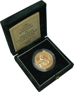 1992  - Gold £5 Brilliant Uncirculated Coin Boxed