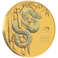 2025 Year of the Snake Gold Coin 1/2oz Perth Mint Australian Lunar Series