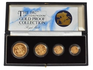 1982 Proof Gold Sovereign 4 Coin Set Boxed