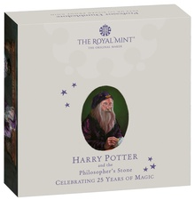 2023 Proof 1oz 25th Anniversary of Harry Potter Silver Coin Dumbledore Boxed