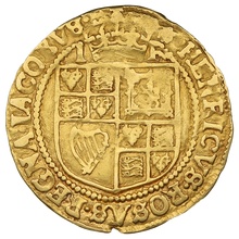 1606-07 James I Britain Crown mm Escallop Gold Coin