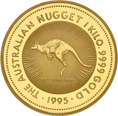 1995 1kg Australian Kangaroo Gold Nugget Coin