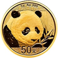 2018 3g Chinese Panda Gold Coin