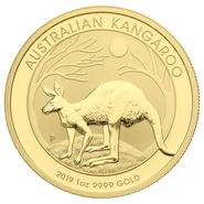 2019 1oz Australian Kangaroo Gold Nugget Coin