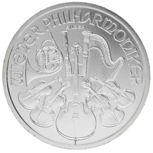 2012 Austrian Philharmonic Silver Coin 1oz