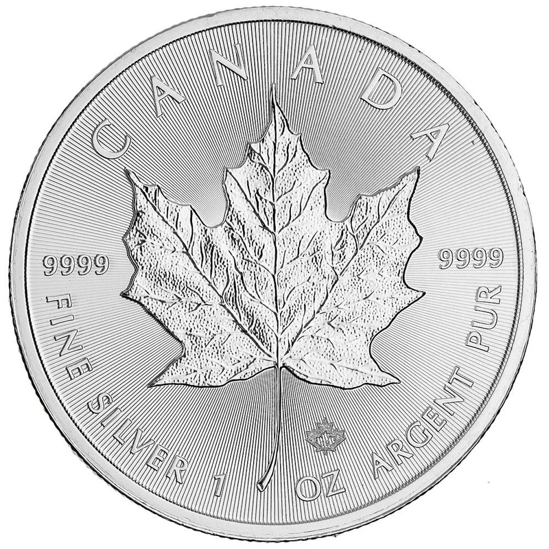 2019 Canadian Silver Maple Leaf Coin 1oz
