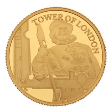 2019 1/4oz Tower of London Yeoman Warders Proof Gold Coin Boxed