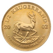 2002 1/2oz Krugerrand Gold Coin