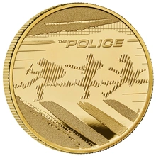 2023 Proof 1oz The Police Gold Coin Music Legends Boxed