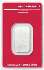 10g Silver Bar Argor-Heraeus