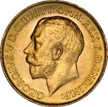 1911 Gold Sovereign Coin George V Canada NGC MS64