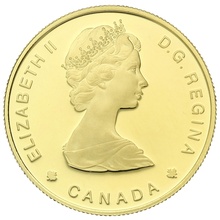 Canadian 1984 $100 Half Ounce Proof Gold Coin Jaques Cartier Boxed
