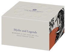 2023 Proof Morgan le Fay Gold Coin Myths & Legends 1/4oz Boxed