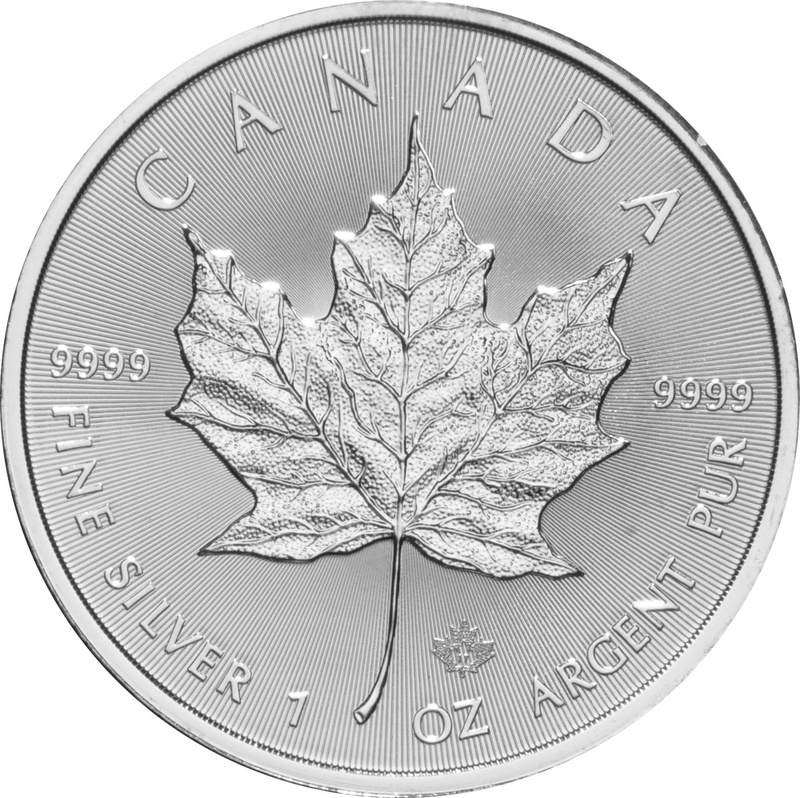 2016 1oz Canadian Maple Silver Coin